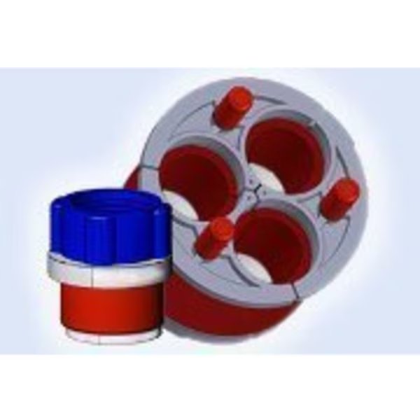 3-WAY, 5.000 Wedge Seal, 1.150 OD, Item# 7350-115 - Duct Plug [Each], Professional Plastics, Mfr#: FABWEDGESEAL7350-115-PC